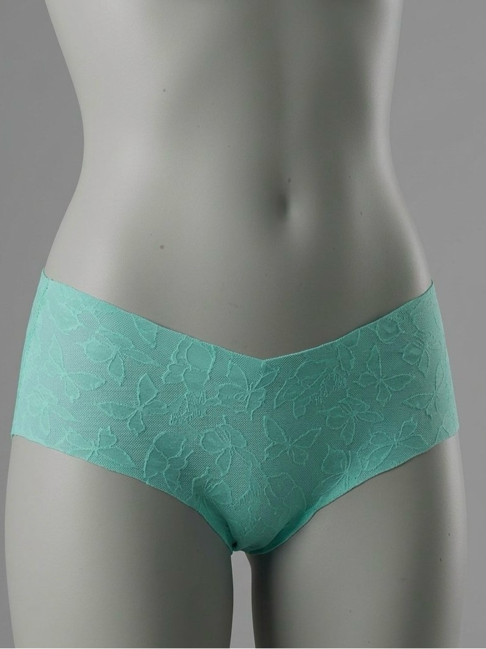 Victoria’s Secret PINK No Show Cheeky Panties Aqua Medium NEW